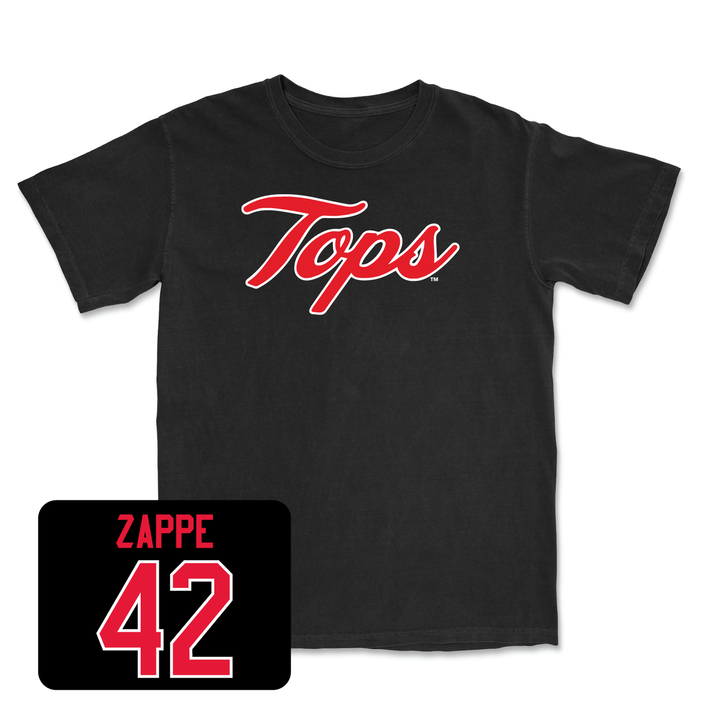Black Football Tops Tee 7 Youth Large / Trent Zappe | #42
