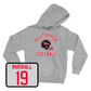 Sport Grey Football Football Helmet Hoodie 7 Small / Virgil Marshall | #19