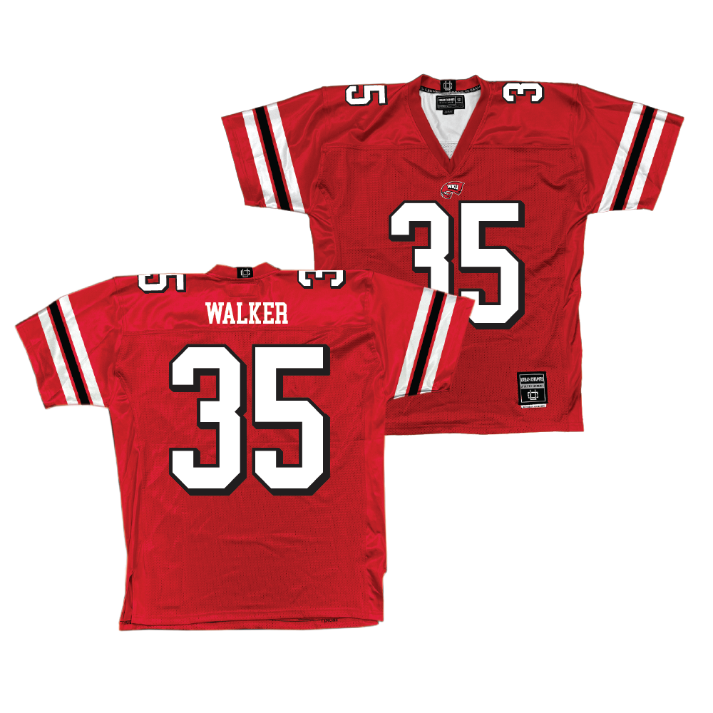 Red WKU Football Jersey   - Dallas Walker