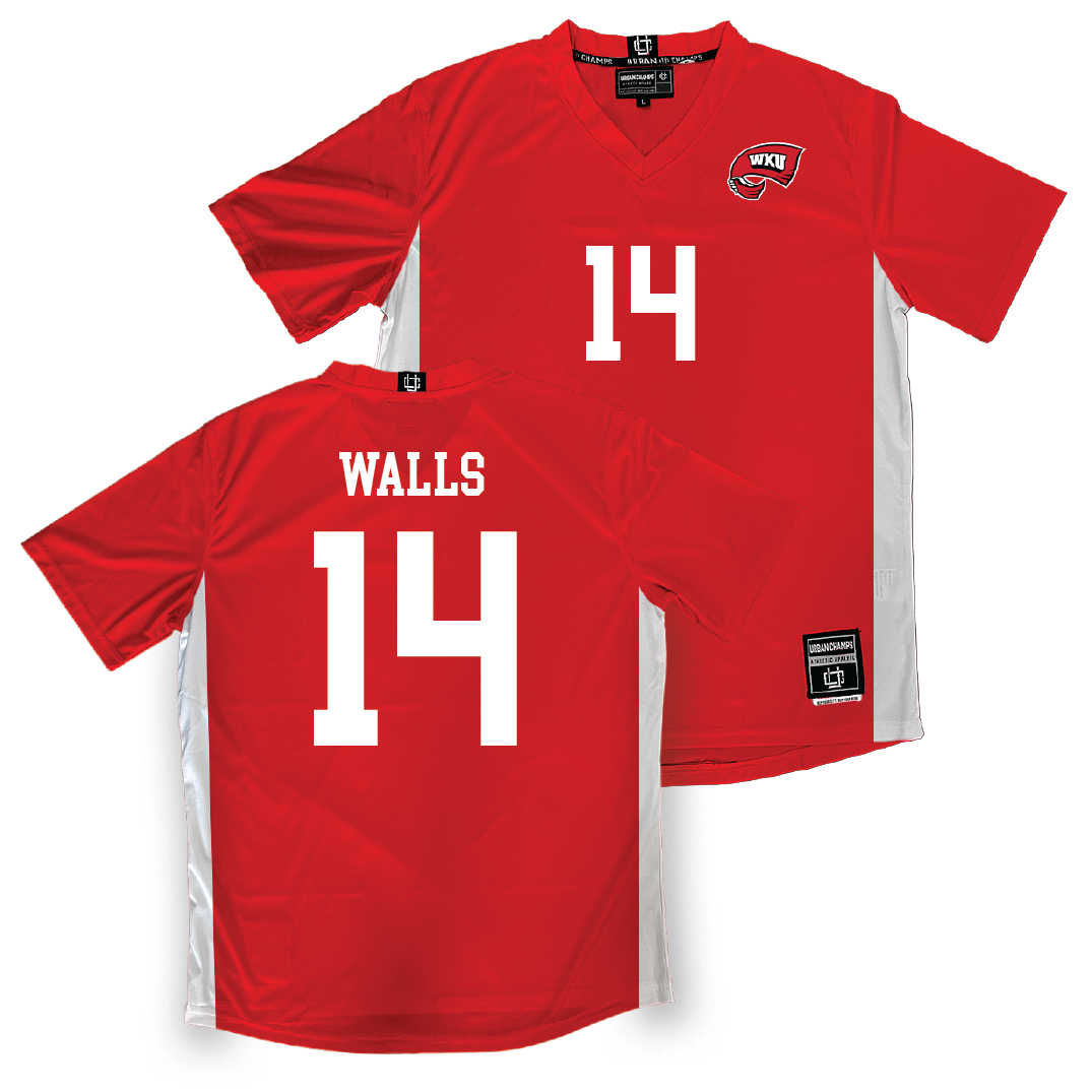 Red WKU Women's Soccer Jersey  - Alyvia Walls