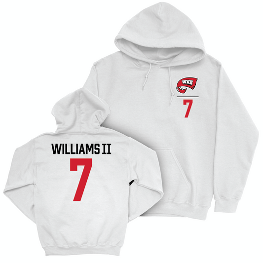 WKU Football White Logo Hoodie  - Demarko Williams II