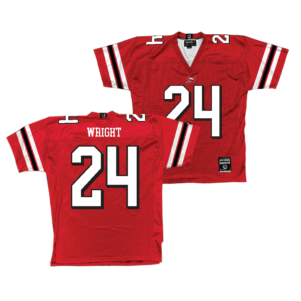 Red WKU Football Jersey  - Lataj Wright