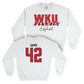 WKU Football White Big Red Signature Drop Crew - Trent Zappe | #42