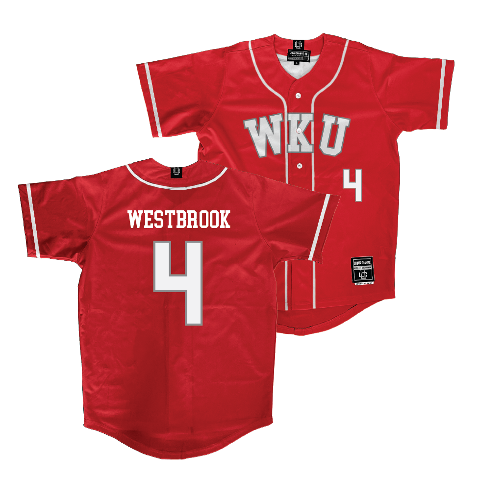 WKU Baseball Red Jersey   - Anthony Westbrook