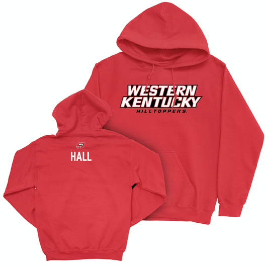 WKU Men's Track & Field Red Sideline Hoodie  - Hunter Hall