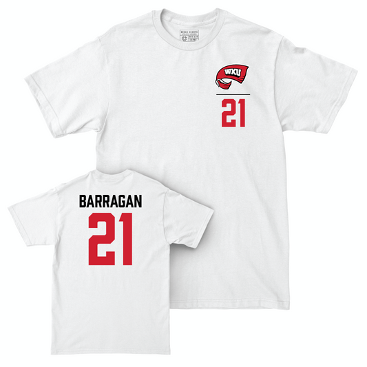 WKU Baseball White Logo Comfort Colors Tee  - Drew Barragan
