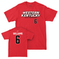 WKU Football Red Sideline Tee   - Kelby Williams