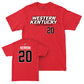 WKU Softball Red Sideline Tee  - Charlotte Herron