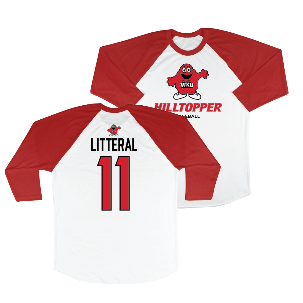 WKU Baseball Red Sideline Hoodie  - Lucas Litteral