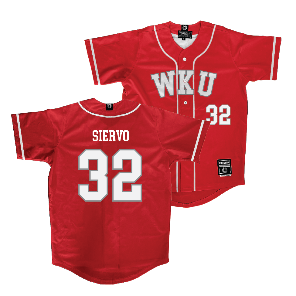 WKU Baseball Red Jersey   - Joe Siervo