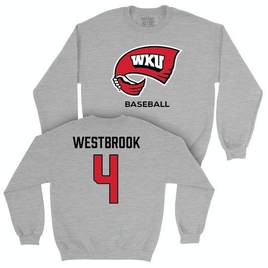 WKU Baseball Sport Grey Classic Crew  - Anthony Westbrook