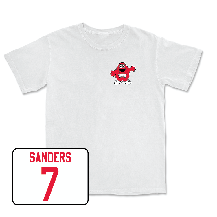 Football White Big Red Comfort Colors Tee
